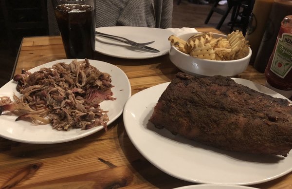 Slow's BBQ - Baby Back Ribs and Pulled Pork