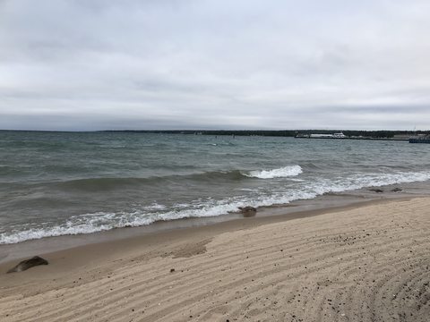 Mackinaw City Beach